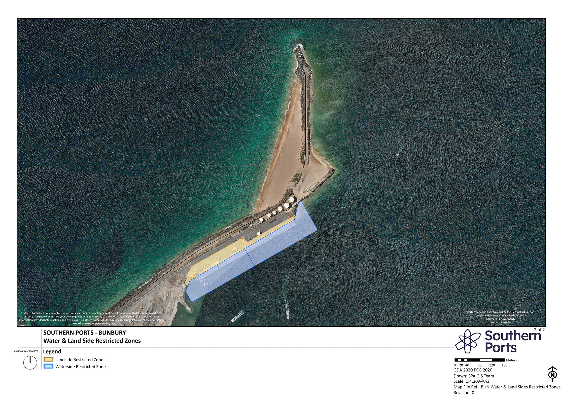 Southern Ports Bunbury Water & Land Side Restricted Zones
