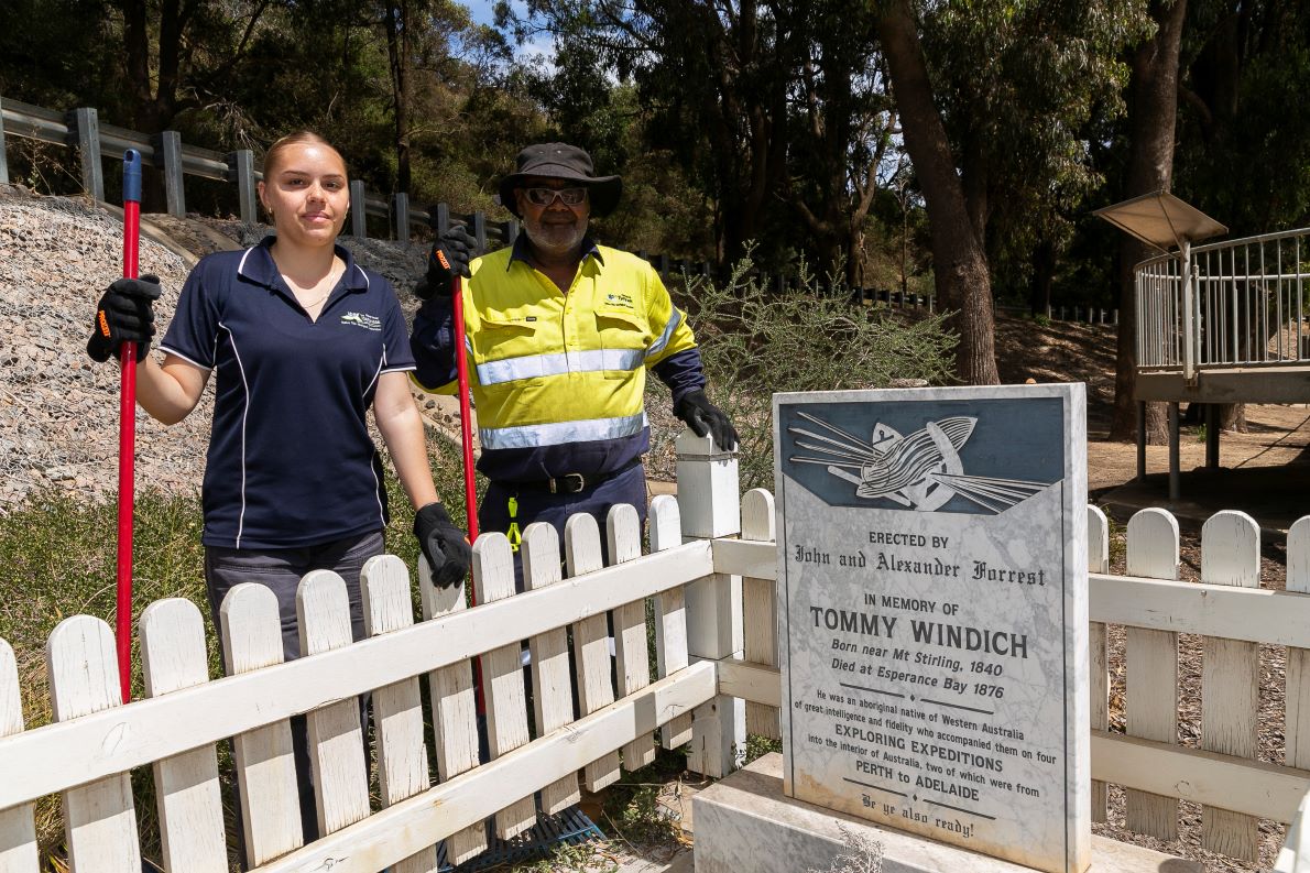 Esperance Tjaltjraak Native Title Aboriginal Corporation crews have been taking care of the Port of Esperance grounds since mid-2023.